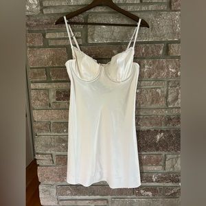 NWT Victoria’s Secret Satin & Lace Embellished Cupped Mini Slip Dress